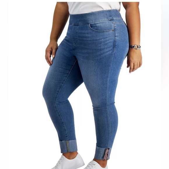 Tommy Hilfiger Gramercy Ankle Pull On Skinny Jeans - Picture 2 of 12